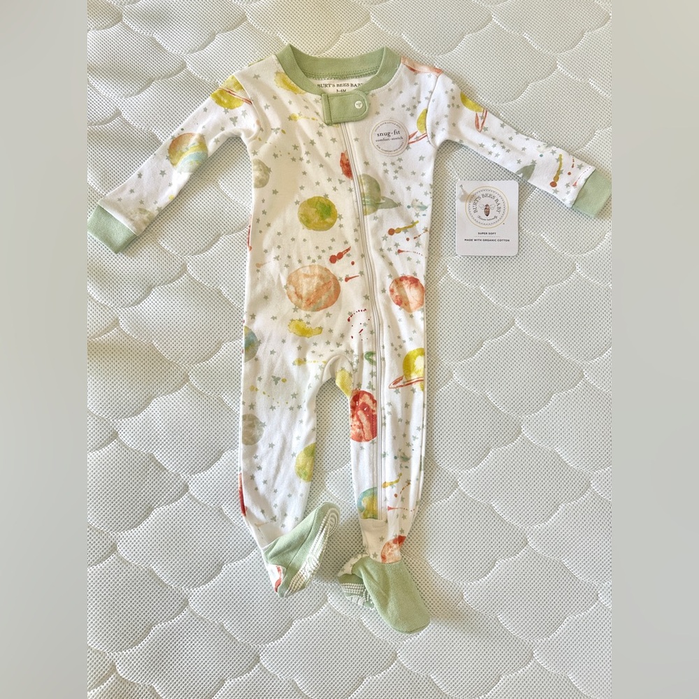 New with Tag- Burt’s Bees Baby one piece 3-6M
